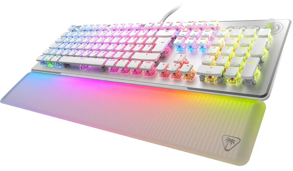Clavier mécanique gaming pour setup blanc Turtle Beach Vulcan II Max