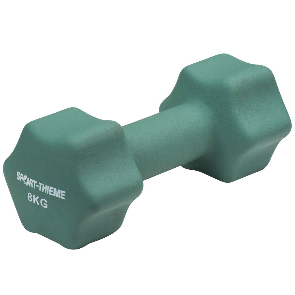 Sport-Thieme Fausthantel "Neopren", 8 kg, Grau