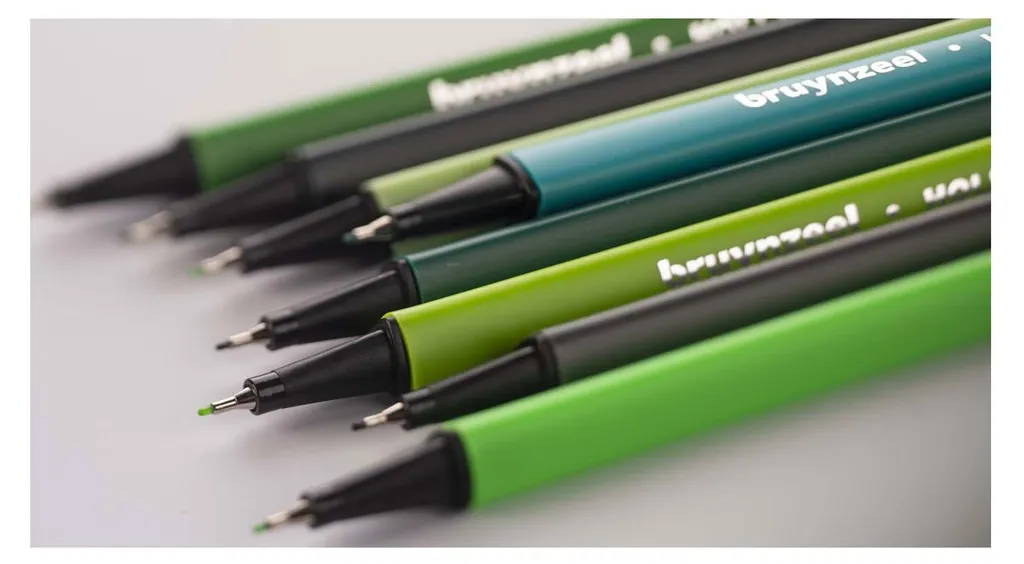 Bruynzeel feutres de coloriage pointe fine, boîte de 36 pièces multicolores