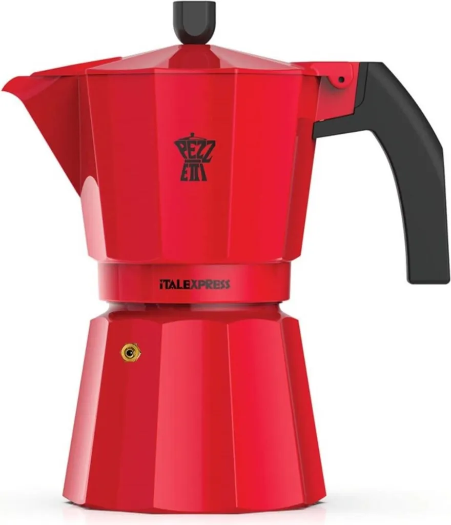 Caffettiera Tradizionale Pezzetti ITL003CP05X - 3 Tazze d'Antiquariato Moderno