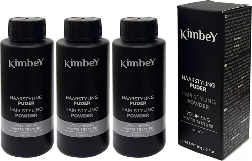 Kimbey Styling Powder Wax für Volumen & Struktur 3 x 20g
