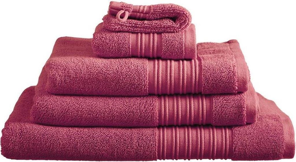Beddinghouse 3er Set Waschlappen Sheer Farbe Rot Größe 16x22x3