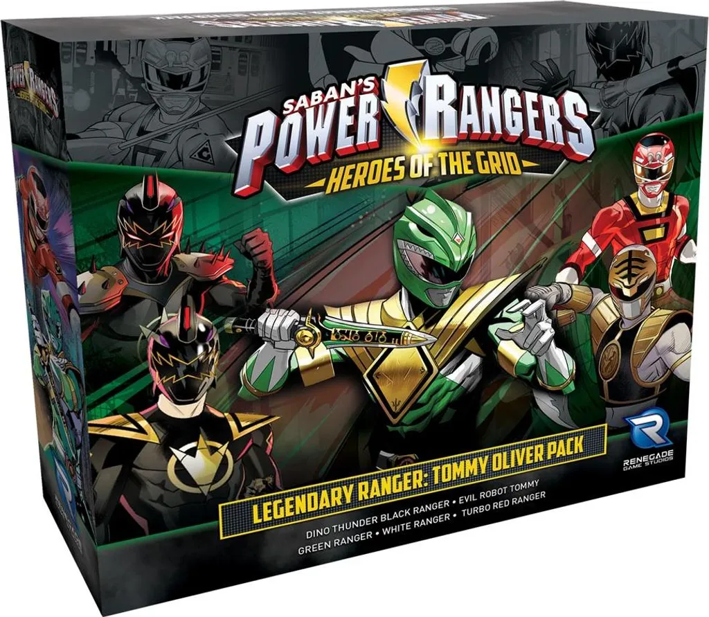 Power Rangers Heroes of the Grid : Tommy Oliver Pack Rangers Légendaires