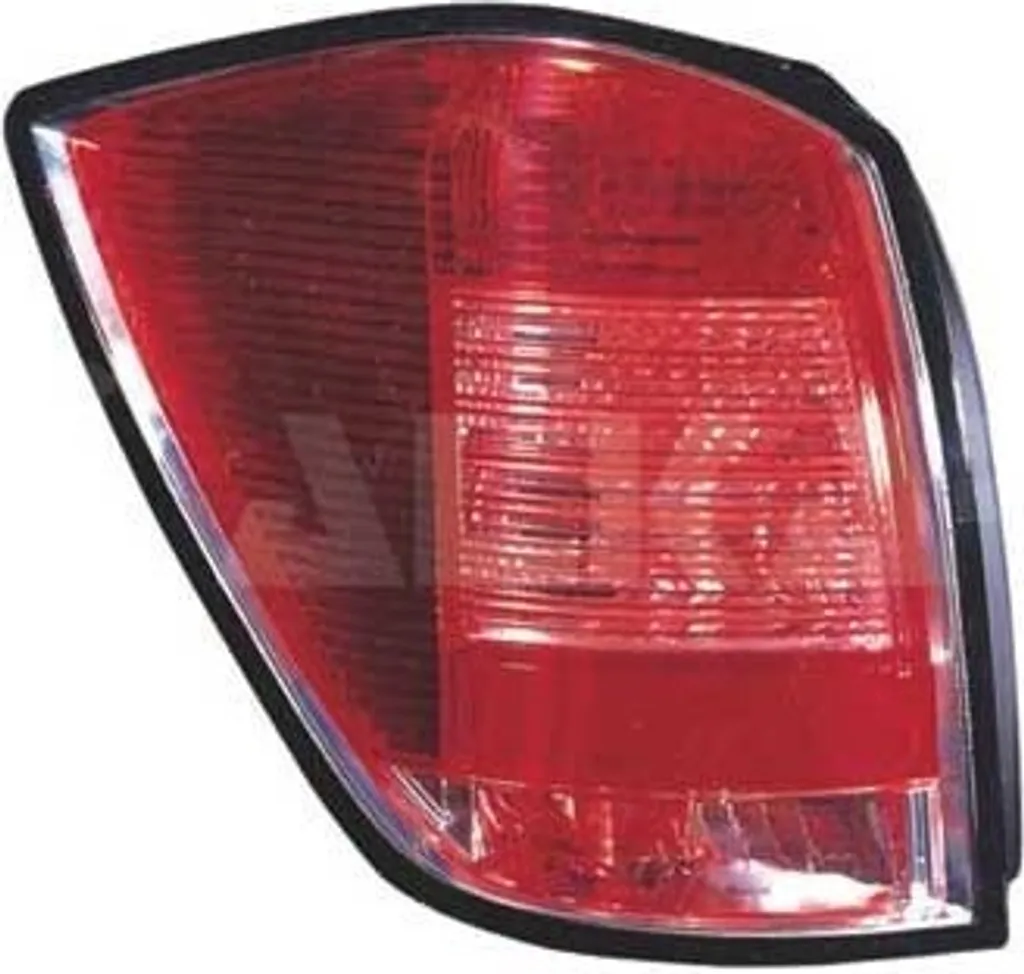 Feu arrière gauche ALKAR 2211438 pour réparation Opel Astra H endommagé