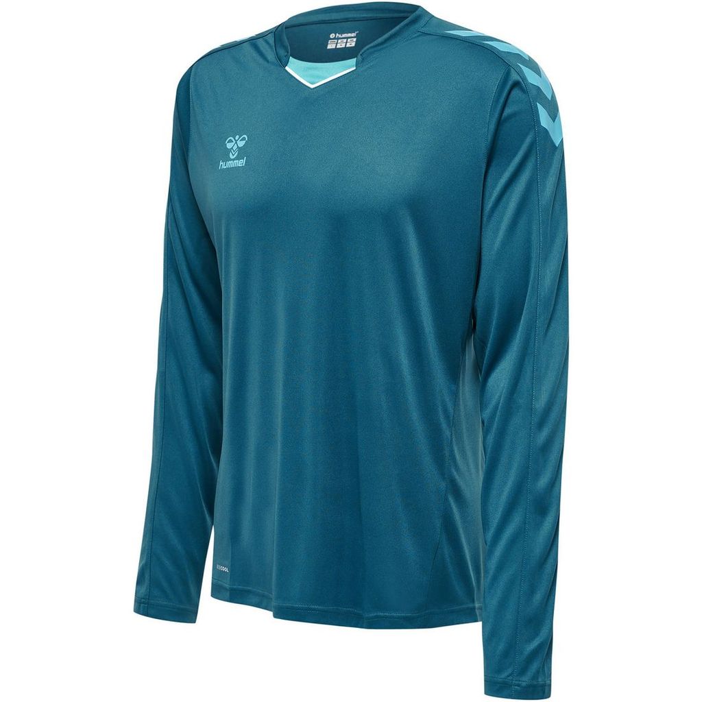 HUMMEL hmlCORE XK POLY JERSEY L/S, BLUE CORAL, M
