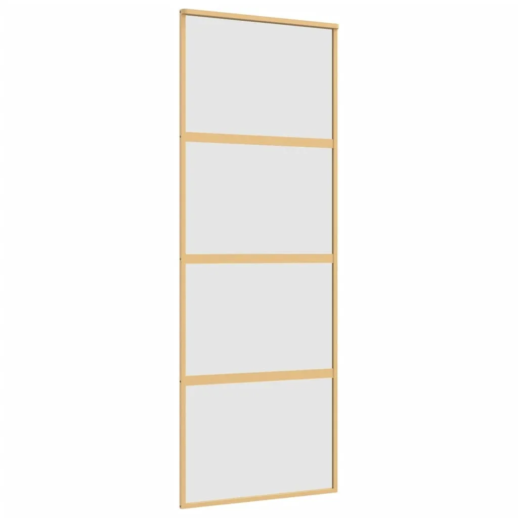 Gagner de la place avec la porte coulissante Golden verre et alu