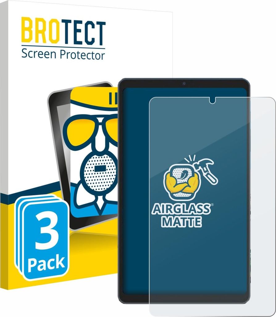 3x BROTECT Entspiegelungs Schutzglas für Chuwi AuPad Mini Schutzfolie Panzer Folie Glas Display Schutz matt