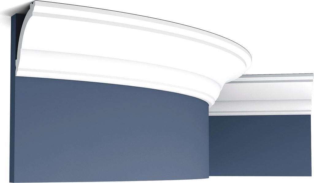 Orac Decor CX100F AXXENT flexible Eckleiste Profilleiste Stuck Profil weiß | 2 m