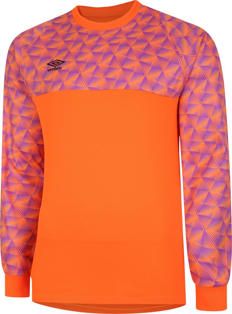 Umbro - "Flux" Torwarttrikot für Kinder Langärmlig UO1619 (128) (Leuchtend Orange/Purpur Kaktus)