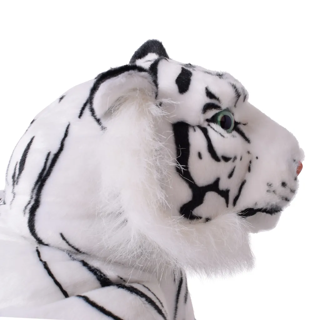 Peluche Grande Peluche Tigre Blanco XXL 70 Cm Suave Y Realista