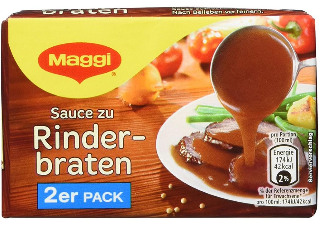 Sos Maggi do pieczeni wołowej do dań mięsnych 58g 2er na 2x Zdjęcie produktu 