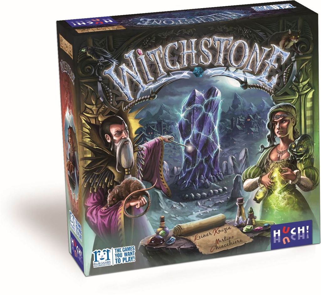 HUCH! | Witchstone | Strategiespiel von Reiner Knizia | Gesellschaftsspiele und Strategiespiele für Erwachsene | Hexenkessel und Zaubermeister | B...