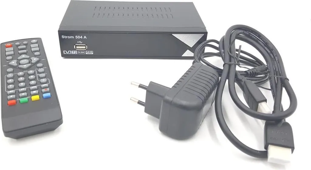 Décodeur TNT HD HEVC H.264 Ström avec Lecteur Multimédia USB Intégré