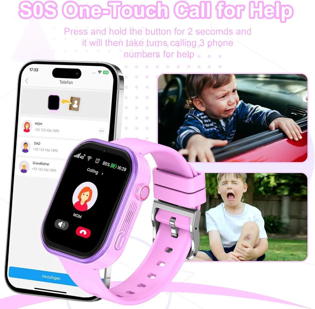 Smartwatch Bambini GPS 4G: Sicurezza e Divertimento al Polso - 4