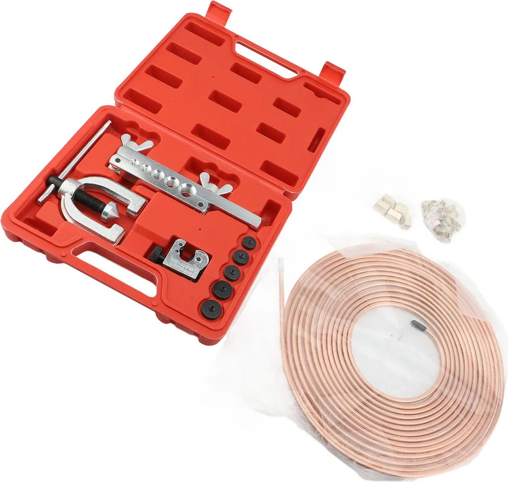 Kit réparation freinage tuyau cuivre 4.75mm de 7,5m avec accessoires