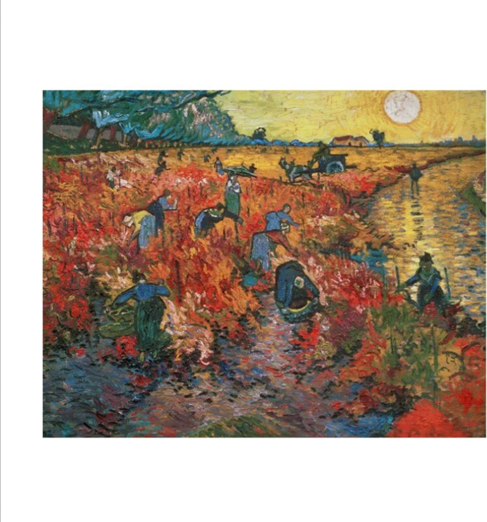TPFLiving Kunstdruck LW-505 (OHNE RAHMEN) Poster - Leinwand - Wandbild - Hochauflösender Giclée-Druck, langlebig und hochwertig - Vincent Van Gog...