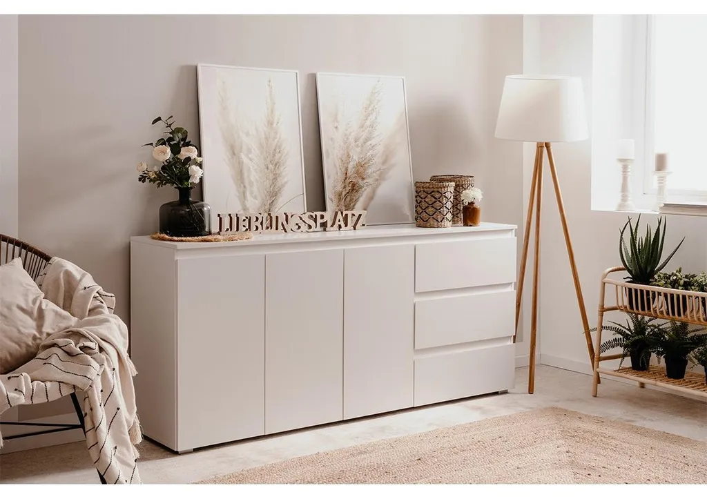Optimisez votre rangement avec le buffet 3 tiroirs L178,5 cm robuste - 10