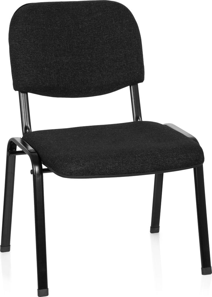 hjh OFFICE Vierfußstuhl XT 600 XL Stoff Stuhl bis 150 kg belastbar