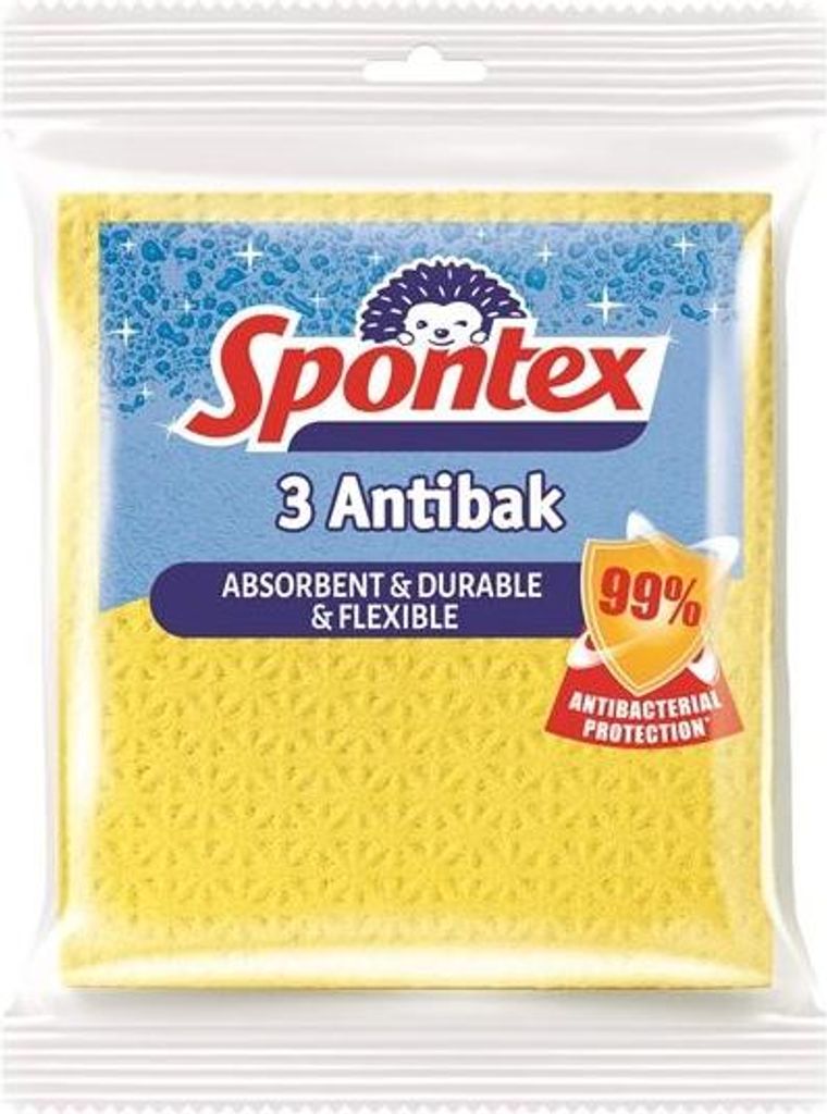 Spontex Schwammtücher - antibakteriell, 3 Stk.