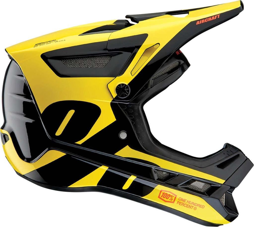 100% Fullface Helm Aircraft Composite , LTD - Neongelb, XL Produktbild 