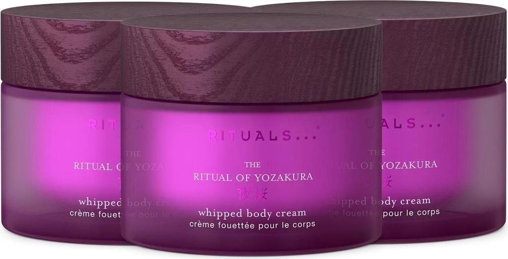 Rituals Yozakura Whipped Body Cream 3er Pack – 3×220 ml