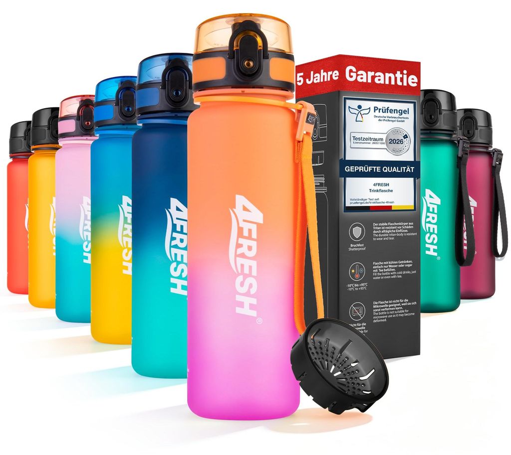 4FRESH drinkfles van 500 ml, gemaakt van Tritan – BPA-vrije Productafbeelding 