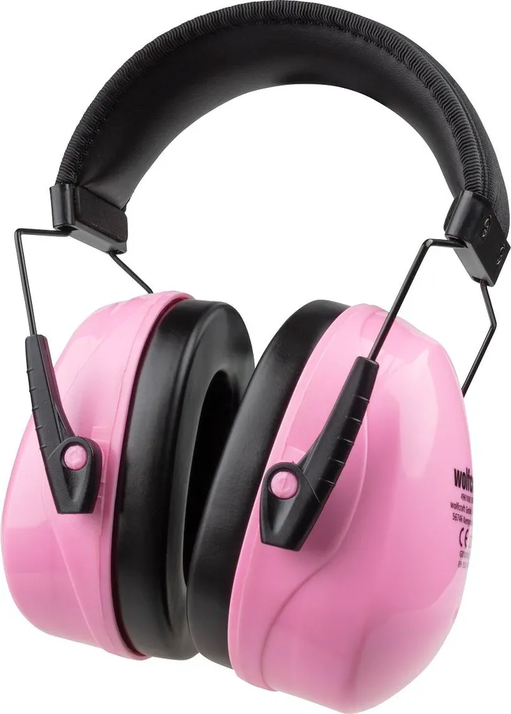 Protection auditive bébé rose type casque antibruit confort premium - 5
