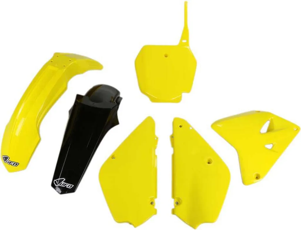 Kit carénage Suzuki RM 85 UFO Plast résistant en polypropylène Jaune