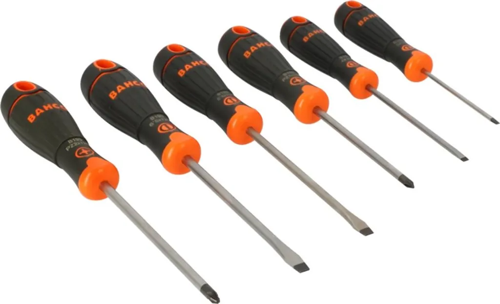 Coffret de tournevis ergonomiques BAHCO B219.016 fente et Pozidriv 6pcs