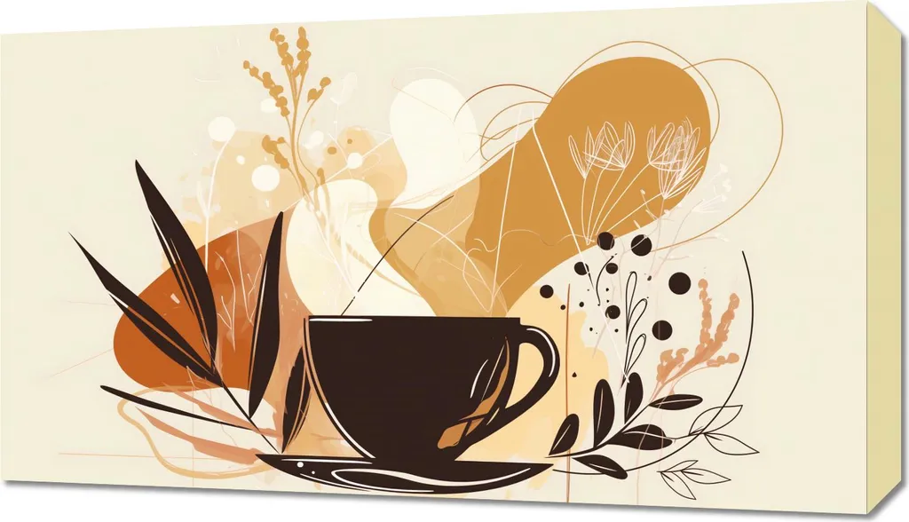 Decorazione Cucina Quadro 70x40 Pausa Aromatica - Idea Regalo Bar