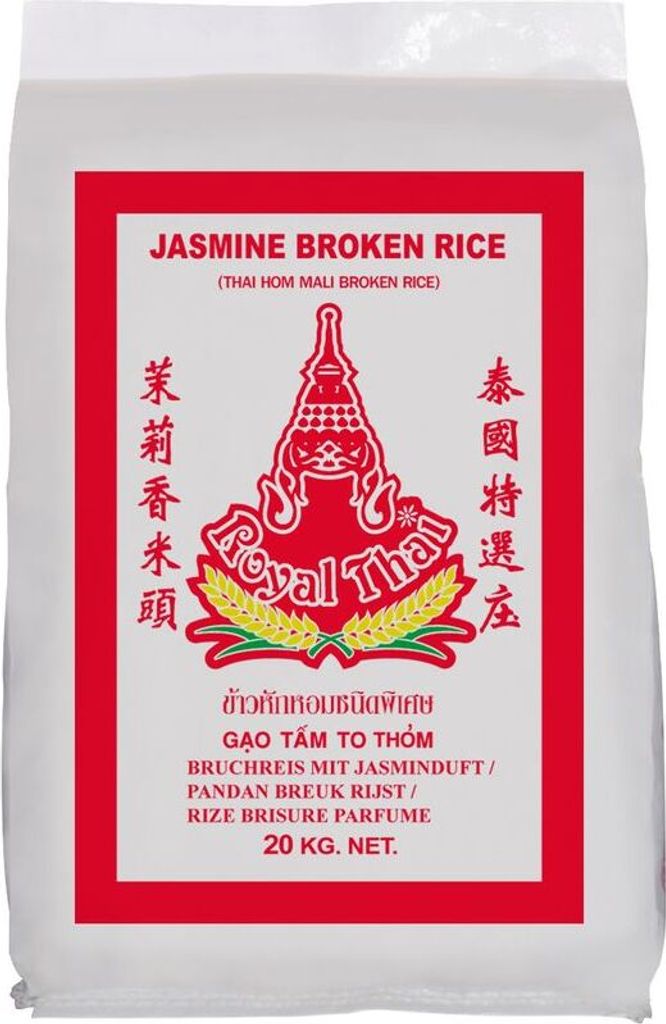 Royal Thai Bruchreis mit Jasminduft 20kg | Vorteilspack | Produktbild 