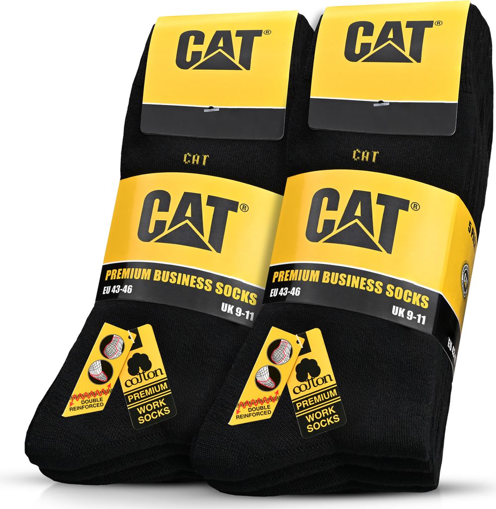 CAT PREMIUM BUSINESS SOCKEN | 10 Paar feine schwarze Produktbild 