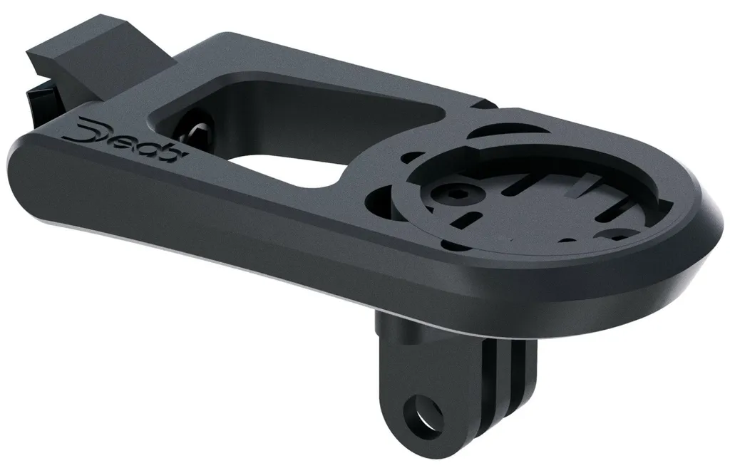 Support de Compteur Deda Superbox Argent en Aluminium avec Support Go Pro