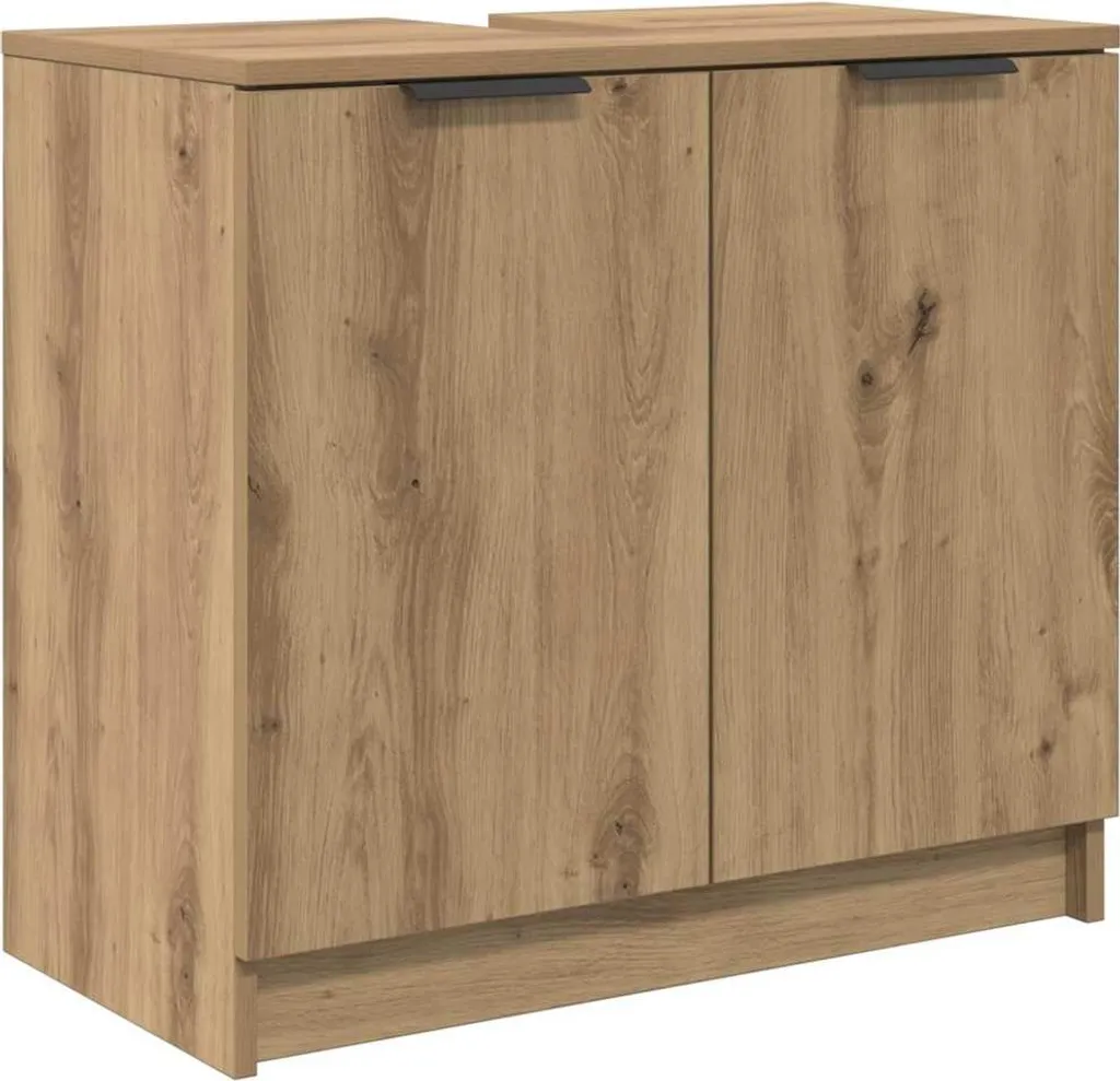 SYFAX™ Mobile da Bagno Rovere artigianale 64,5 x 33,5 x 59 cm