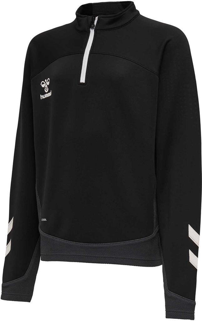 Hummel Lead Half Zip Kinder, BLACK, 116