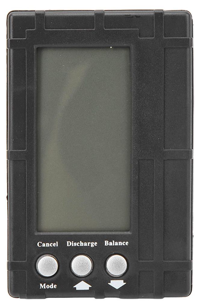 3-in-1-Balance-Entlader, Spannungserkennung mit großem Bildschirm für 2-6S Li Po Fe-Akku