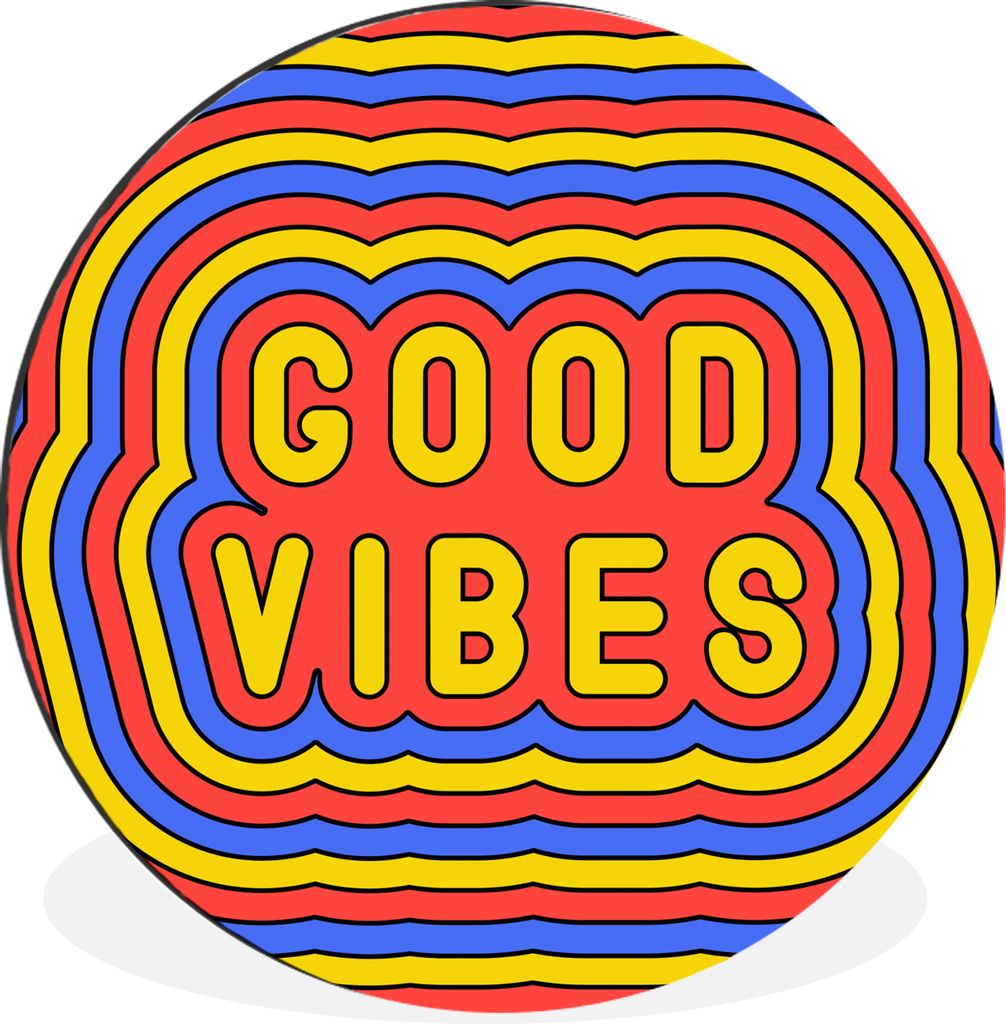 MuchoWow - Wand Kreis - Wandbild - Schlafzimmer - Aluminium Bild - Kinderzimmer - Wohnzimmer Dekoration - Wandschmuck