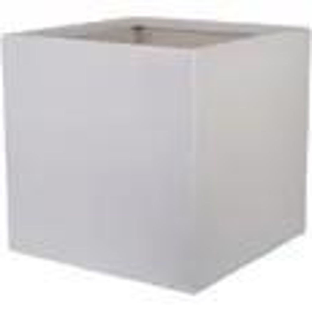 Blumentopf - STRATA - L - Quadratisch - Gespalten - Ø 38,5 cm x 46,5 cm H - Steinfarbe