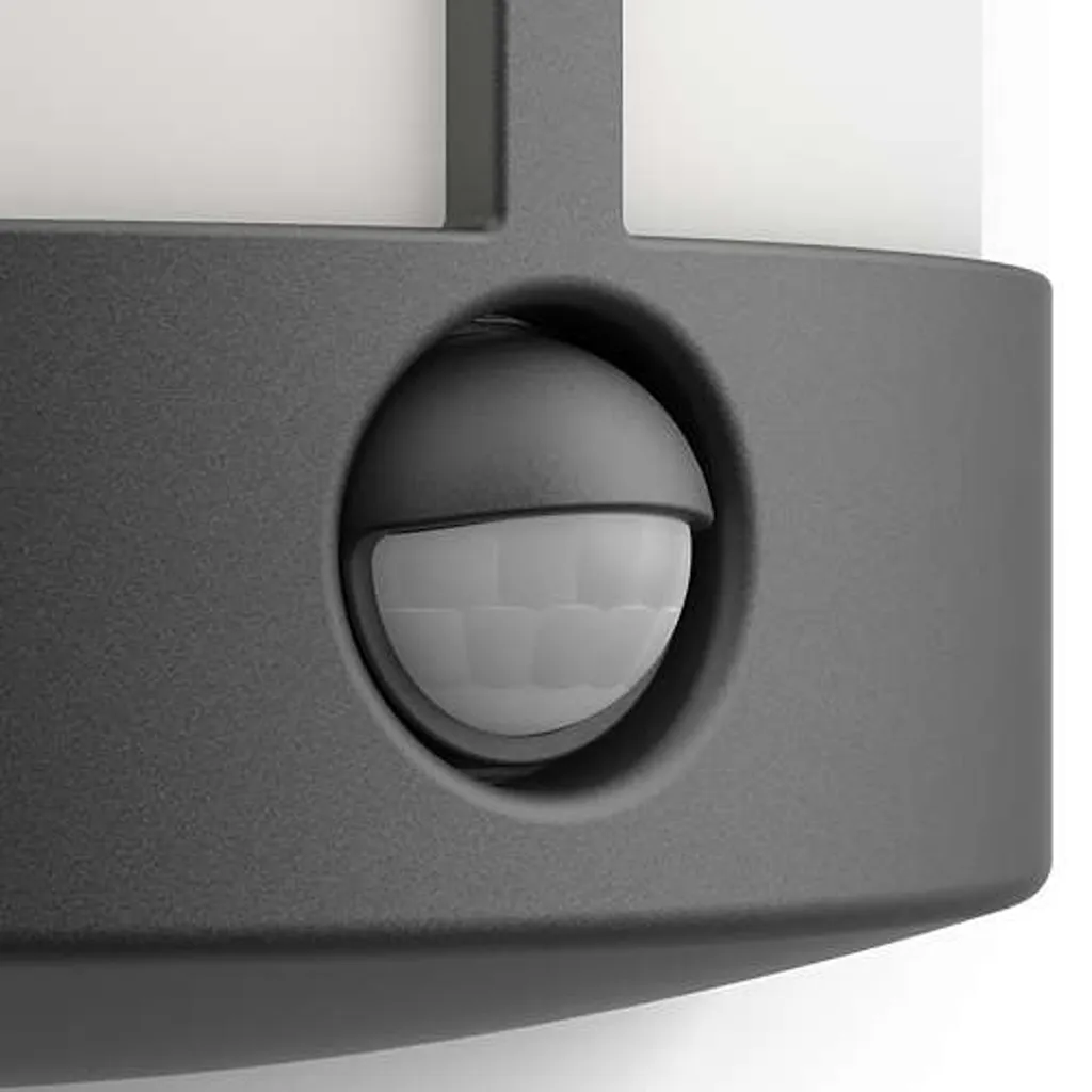 Applique Murale Extérieure LED avec Détecteur Philips Stock Anthracite - 4