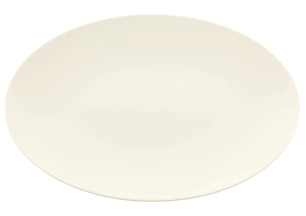 Piatto Ovale 40cm Seltmann Weiden Zoè Fine Diamond Uni Crema