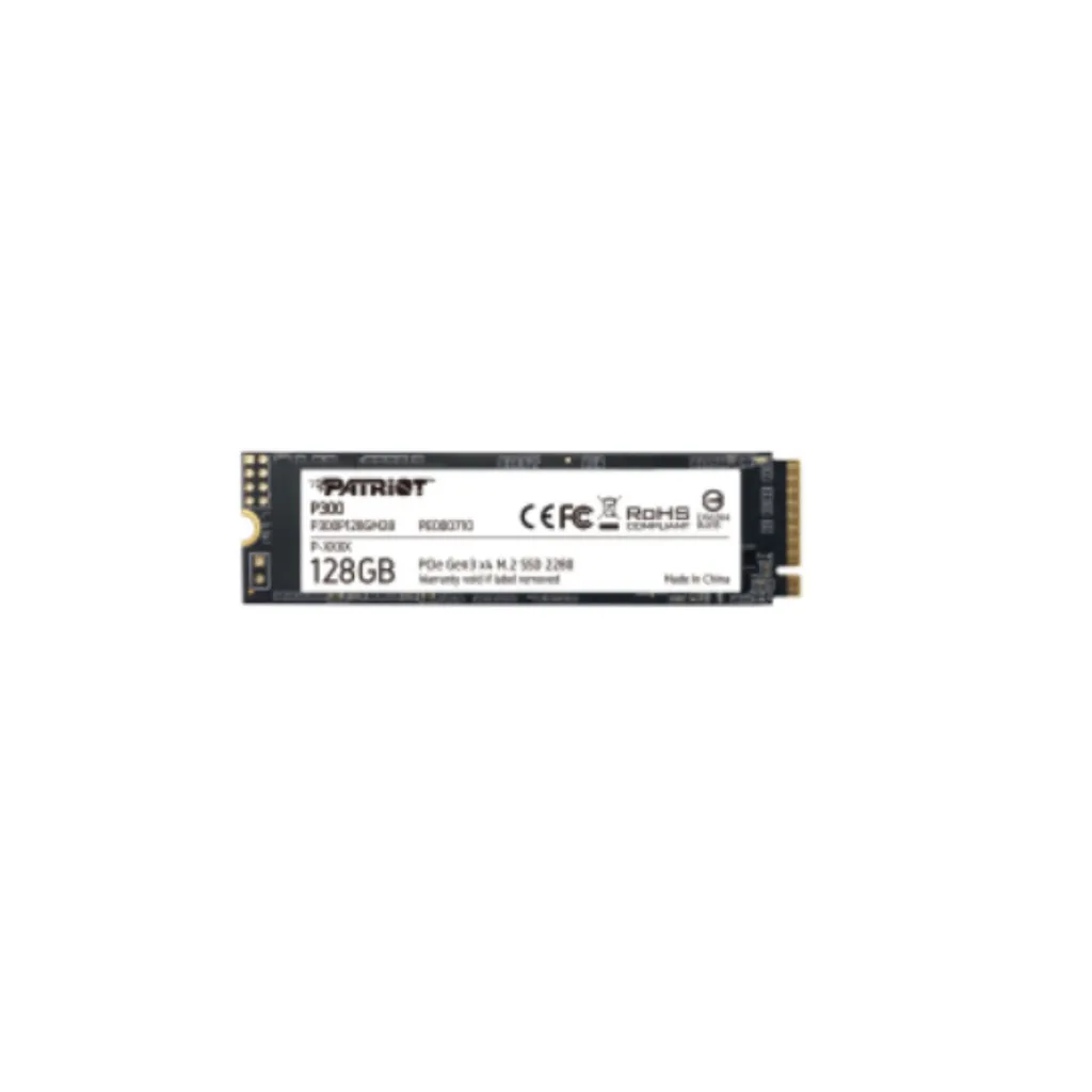 Patriot P300 SSD 128 Go NVMe PCIe x4 Haute Vitesse - Format M.2 2280
