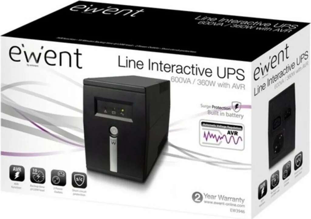 Onduleur Line Interactive Ewent EW3946 alimentation de secours - 3