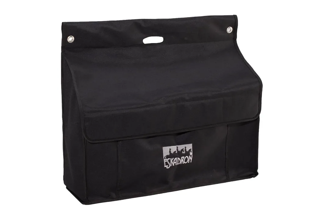Sac de box Eskadron noir grand modèle pour rangement d'équitation
