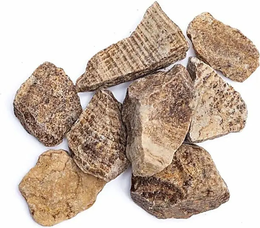 Aragonite rayée brute contre le stress - Pierres naturelles 1kg 3-8cm