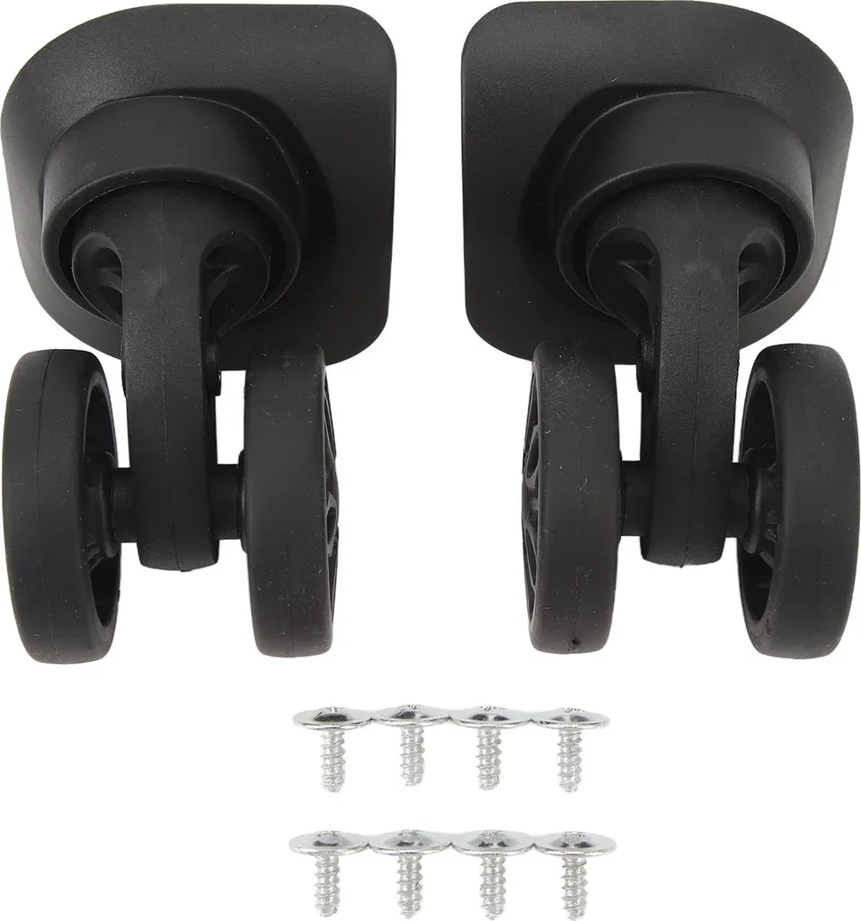 Rotelle Universali Valigia Riparazione Facile | 2 Pezzi PVC & Metallo