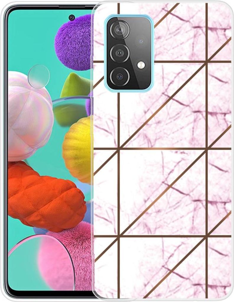 Samsung Galaxy A13 4G Hülle - Coverup Marmor TPU Back Cover - Rosa
