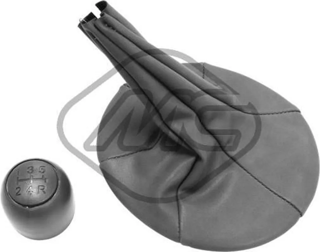 Pommeau de vitesse noir pour Fiat Panda - Rechange OE 735446224 Qualité