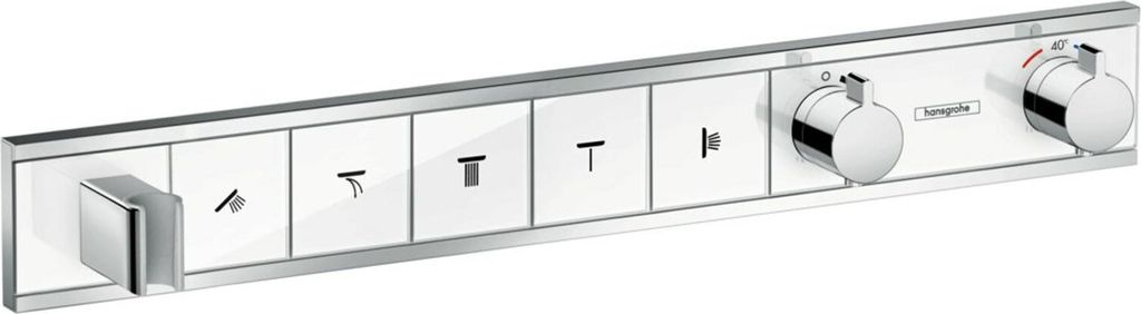 hansgrohe RainSelect Fertigset Unterputzmodell für 5 Verbraucher, 15358400