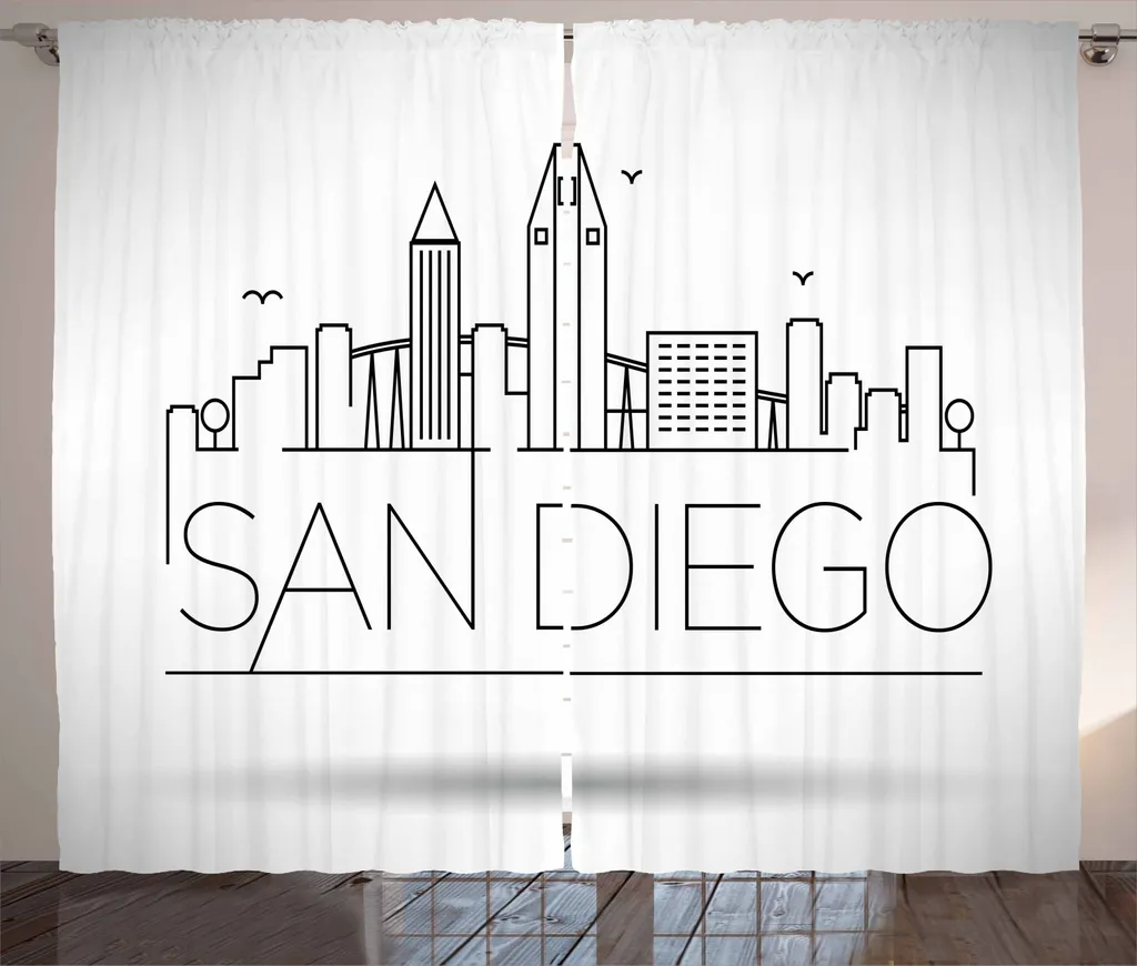 ABAKUHAUS Tenda San Diego 280x245 | Design Urbano Bianco/Nero Satin