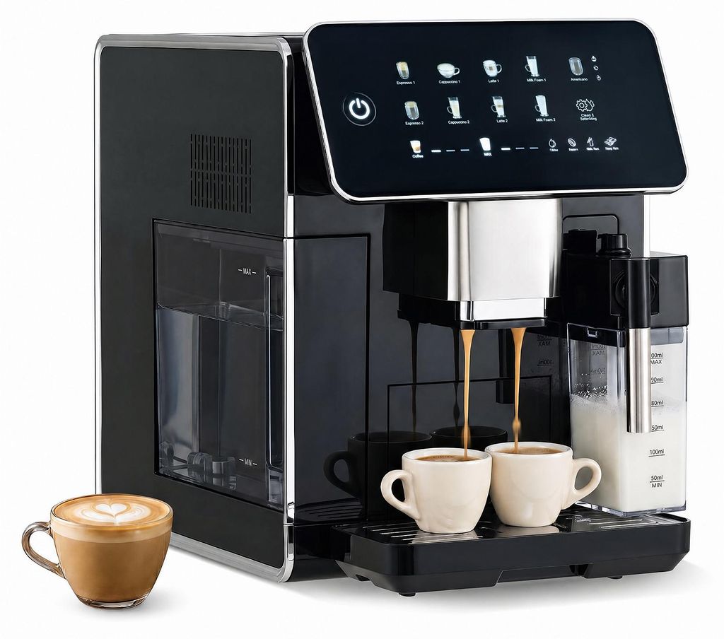 COSTWAY Kaffeevollautomat 15 Bar 1350 W, Kaffeemaschine mit Produktbild 